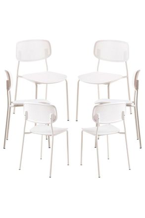 Regalos Miguel Regalos Miguel - Packs Sillas Comedor - Pack 6 Sillas Piki - Blanco