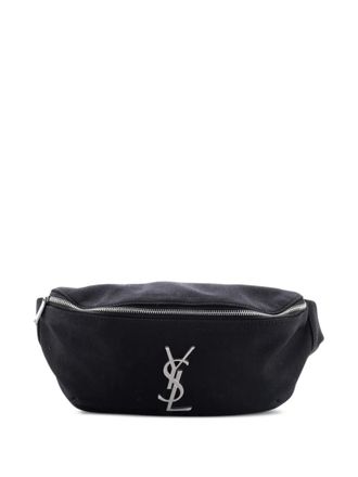 Saint Laurent Classic Monogram Canvas belt bag - Black