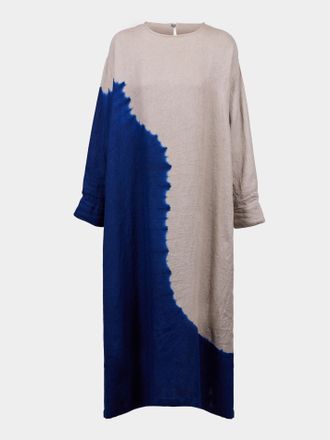 Suzusan Shibori Linen Wide Dress