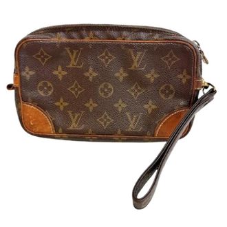 Louis Vuitton Pre-owned Clutches, male, Brown, Size: ONE SIZE Pre-owned Clutch Pouch