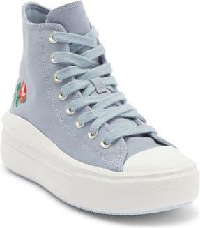Converse Chuck Taylor All Star Move High Top Platform Sneaker in Wet Stone/Wet Stone at Nordstrom Rack, Size 10.5