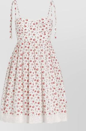 Dolce & Gabbana floral print mini dress