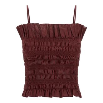 Andamane Sleeveless Tops, female, Red, Size: M Suri Tube Top