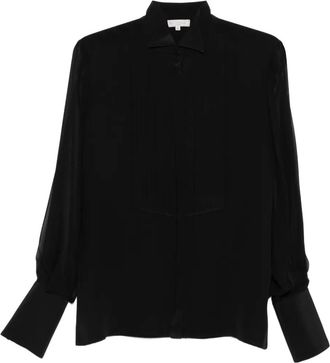 Antonelli Camicia con inserto plissettato - Nero