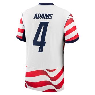 Nike Tyler Adams USMNT 2026 Match Home Nike Mens Dri-FIT ADV Soccer Jersey in White | NN203943403-USM