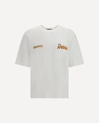 Dsquared2 T-shirt in cotone con logo Man M