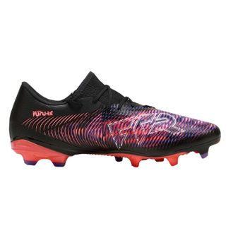 Puma Future 8 voetbalschoenen voor heren, geschikt voor stevige ondergrond (Zwart/Paars)