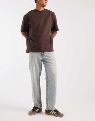 Levi's 568 - Jeans dritti ampi lavaggio vintage chiaro-Blu