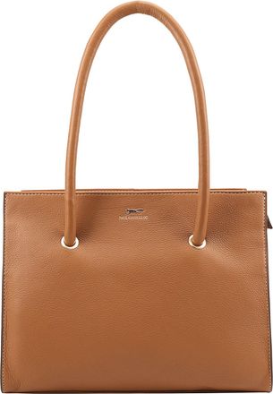 Paul Costelloe Womens Reims Brown Leather Shoulder Bag - One Size