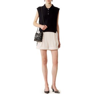 Lanvin Sleeveless Cashmere Sweater in Dark Navy Blue at Nordstrom, Size X-Small