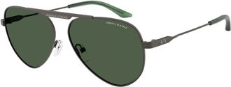 A|X Armani Exchange AX2060S 613371 Mens Sunglasses Grey Size 58
