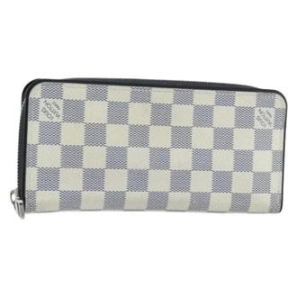 Louis Vuitton Pre-owned Wallets, female, Multicolor, Size: ONE SIZE Pre-owned Damier Azur Long Wallet