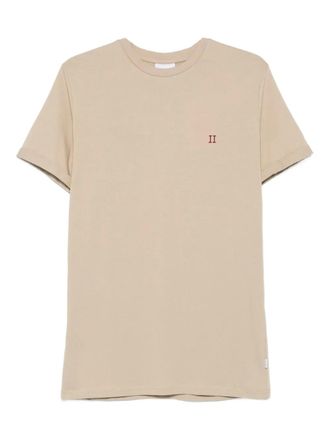 Les Deux Norregaard Contrast organic-cotton T-shirt - men - Organic Cotton - L - Neutrals