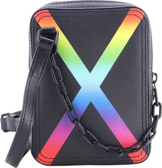Louis Vuitton Danube Messenger Bag Rainbow Taiga (Authentic Pre-Loved)