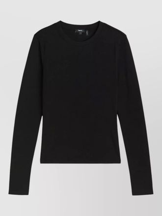 Theory long sleeve knitted top