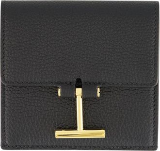Tom Ford Tara Card Holder - Dames - Portefeuilles - Zwart - ONE Size - Leer - Accessoires