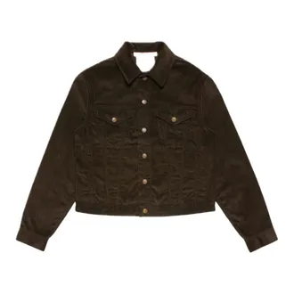 Acne Studios Giacca in velluto a coste - - Jackets - Donna - Marrone - L