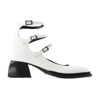 Nodaleto Womens Bulla London Pump White Leather