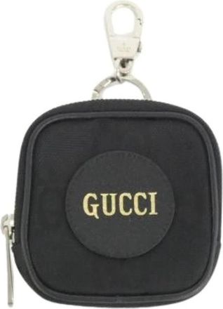 Gucci Pre-owned Off The Grid GG Nylon Pouch - Dames - Vintage Accessoires - Zwart - ONE Size - Nylon - Vintage