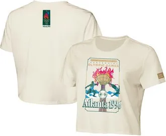 Outerstuff Womens Outerstuff Cream Atlanta 1996 Summer Olympics Centennial Vibe Cropped T-Shirt at Nordstrom, Size X-Large