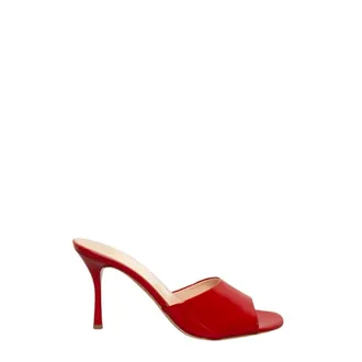 Bianca Di Heeled Mules, female, Red, Size: 10 US Sandalo Mule