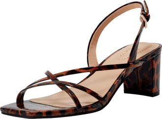 Bandolino Womens Bandolino Keltie Black Patent Leopard Print BNKELTIE3