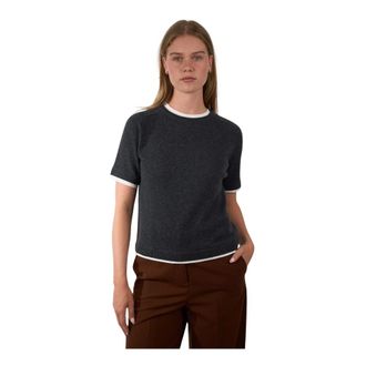 Semicouture Dames, Truien, Grijs, Maat: XL Katoen
