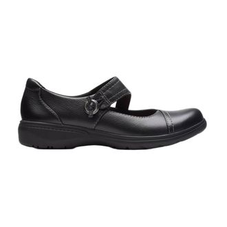 Clarks Womens Carleigh Jane Oxford, Black Leather, 6.5 UK