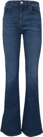 Emporio Armani Flared Jeans - Dames - Flared Jeans - Blauw - W26 - Katoen - Jeans