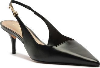 Arezzo Laurel Pointed Toe Slingback Pump in Black at Nordstrom, Size 6.5