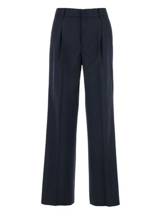 Pantaloni Torino pleat-detailed trousers - Blue