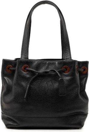 Chanel Pre-owned Leather chanel-bags - Dames - Vintage Tas - Zwart - ONE Size - Vintage