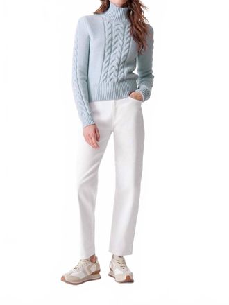 Vanessa Bruno Dabatha Straight Cut Sweater In Azur