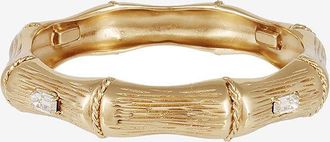 Gas Bijoux Goldener Armreif mit Strass Bambou