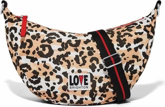 Brighton Womens Spotted Love Swing Bag In Cheetah Print