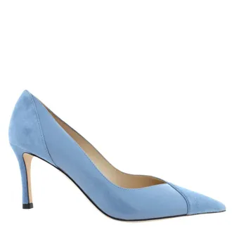 Jimmy Choo London Cass 75 Mixed Leather Pumps, Brand Size 34.5 ( US Size 4.5 )