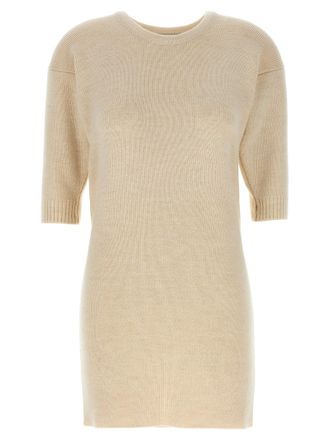 Christophe Lemaire Removable-Sleeve Knit Sweater - White
