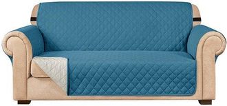 OEM Funda De Sof&aacute; Reversible - Funda Para Muebles Apta Para Mascotas Con Banda El&aacute;stica, Impermeable (verde Azulado)