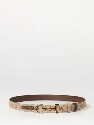 Gucci Cintura reversibile Horsebit in pelle e tessuto monogram