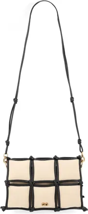 Cult Gaia Gaia Puff Grid Padded Shoulder Bag