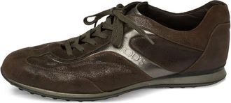 Tod's Sneakers stringate in pelle scamosciata - Marrone