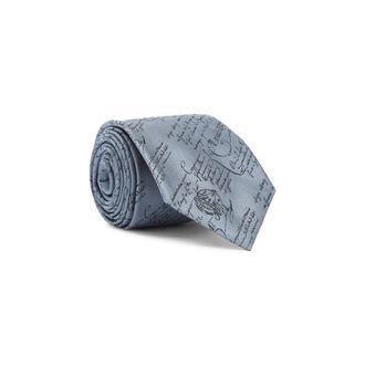 Berluti Nile Blue Silk Tie-Uomo