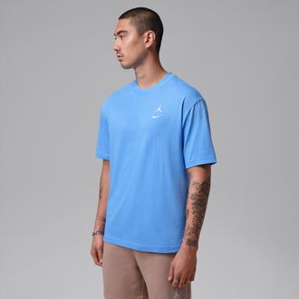 Nike Jordan Mens Jordan Brooklyn T-Shirt in Blue | II2337-412