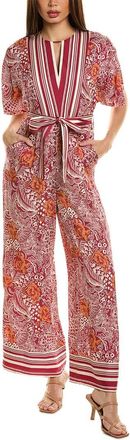 Elie Tahari The Ines Silk-Blend Jumpsuit