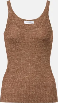Gabriela Hearst Cinxia cashmere, silk, and hemp tank top