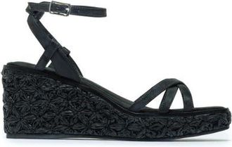 Bernardo Cario Wedge Sandal in Black at Nordstrom, Size 7.5