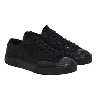 Superga Womens/Ladies Flesh Out Suede Work Trainers (Full Black) - Size UK 5.5