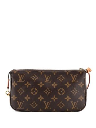 Louis Vuitton Pochette Accessoires NM Monogram Canvas clutch bag - women - Fabric - One Size - Brown