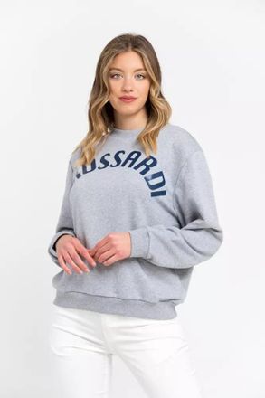 Trussardi Grijze Katoenen Dames Sweater