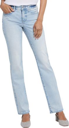 NYDJ Nydj Petite Marilyn Pamplona Ice Straight Leg Jean